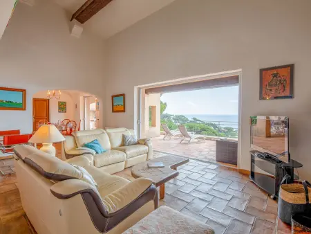 Villa La Sianne : 8 pers, piscine et vue mer à Sainte-Maxime - Photo 3