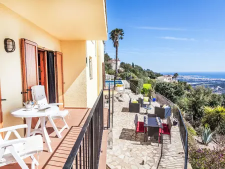 Maison Lausanne à Calonge : 8 pers., piscine & vue mer - Photo 17
