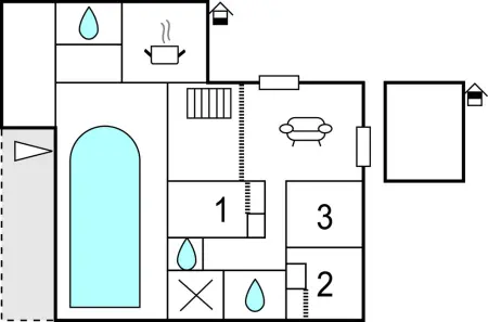 Location Maison 7 personnes à St Maixent sur Vie - Photo 15