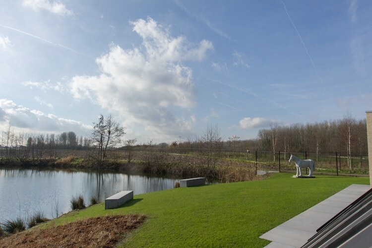 Villa Walleken, 9 personnes au bord d'un étang en Flandre - Photo 31