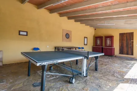 Villa La Sort Llarga à Pollença, piscine et porche jeux : photo 36