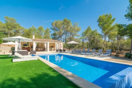 Villa Pins à Portocolom : 10 pers, piscine 12×4m : photo 2