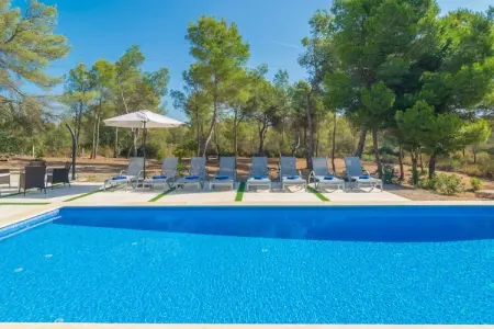 Villa Pins à Portocolom : 10 pers, piscine 12×4m : photo 4