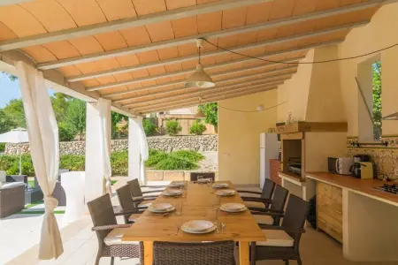 Villa Pins à Portocolom : 10 pers, piscine 12×4m : photo 7
