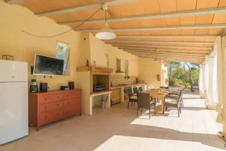 Villa Pins à Portocolom : 10 pers, piscine 12×4m : photo 8