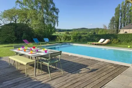 Maison Borlonette avec piscine chauffée à Borlon : photo 2