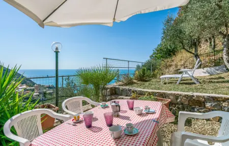 La casa rossa – Maison 6 pers. vue mer à Framura : photo 5