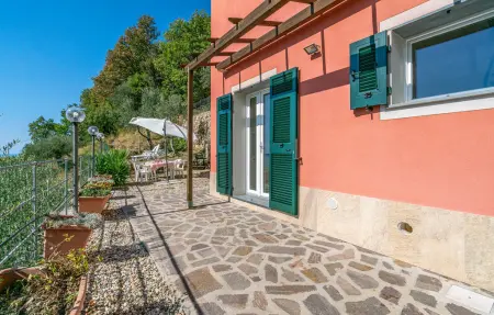 La casa rossa – Maison 6 pers. vue mer à Framura : photo 6
