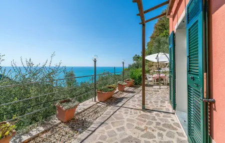 La casa rossa – Maison 6 pers. vue mer à Framura : photo 13