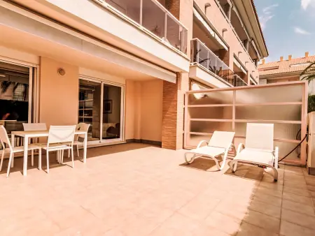 Appartement Golden Gardens – Javea, terrasse vue piscine : photo 3
