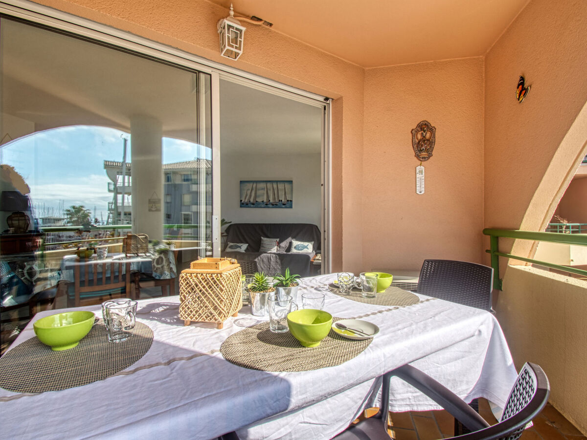 Appartement Bleu Marine à Fréjus, vue mer et port - Photo 15