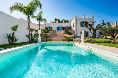 La Pigna Bianca, Villa à Marausa avec Piscine et Sauna - Photo 3