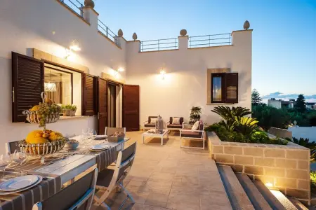 La Pigna Bianca, Villa à Marausa avec Piscine et Sauna - Photo 29