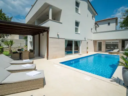 Maison Anđela, Krk : piscine privée et terrasse 80 m² : photo 14