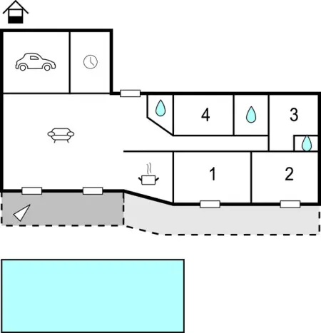 Maison 4 chambres avec piscine privée à Bédarieux : photo 26