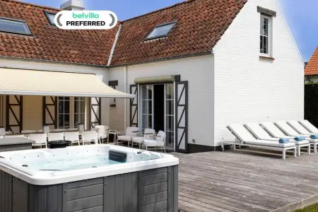 Location villa à Koksijde Sint Idesbald, Villa de luxe à Saint-Idesbald avec jacuzzi