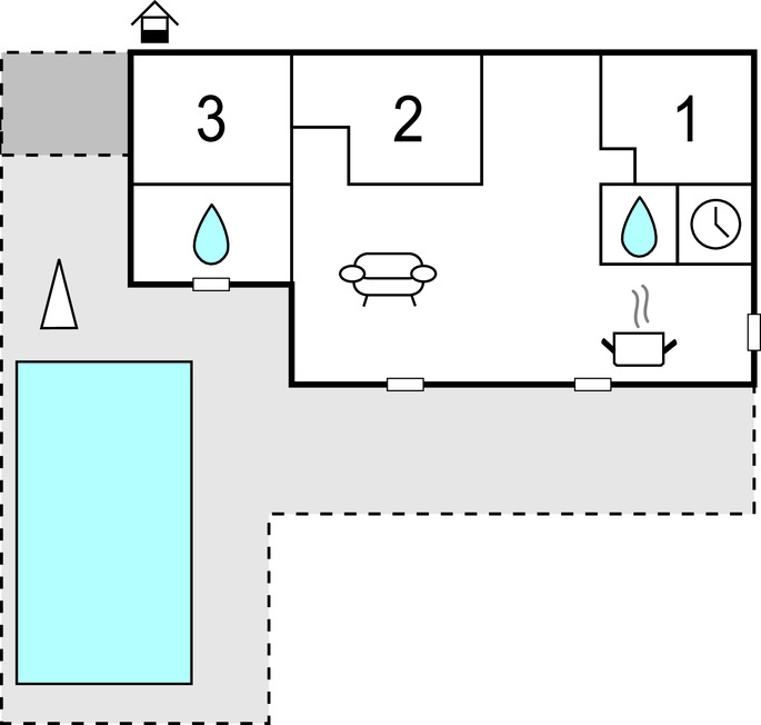 Maison avec piscine chauffée à 800m de la plage - Photo 31