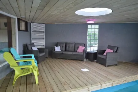Auberge de Halinsart – Maison 19 personnes, piscine et forêt : photo 11