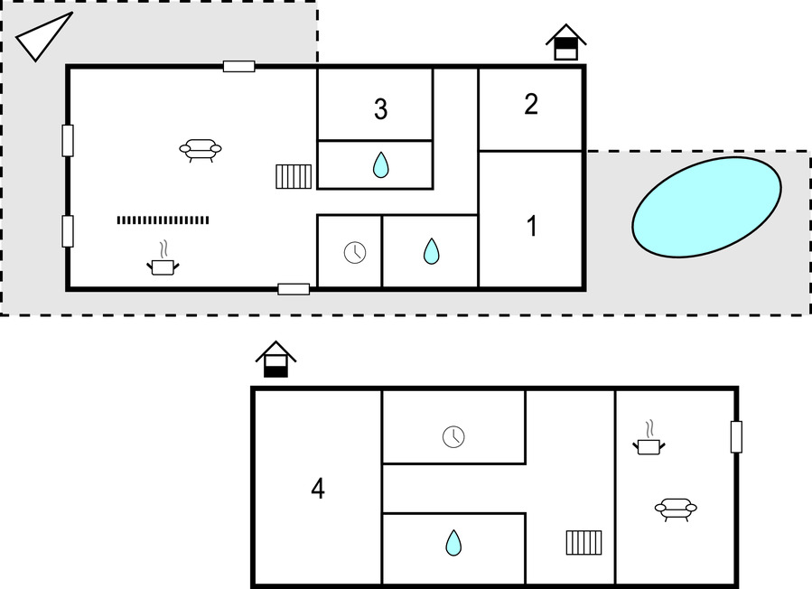 Maison Nessa avec piscine privée chauffée, 4 chambres - Photo 26