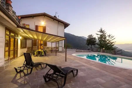 Villa Meraviglia - Maison 12 pers., piscine privée, montagne : photo 32