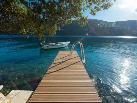 Villa Vlastelini II - 10 pers, piscine chauffée, 30 m mer : photo 8