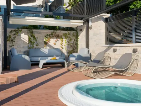 Villa Vlastelini II - 10 pers, piscine chauffée, 30 m mer : photo 28