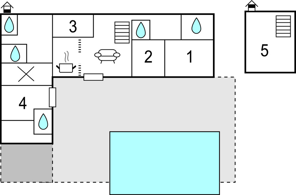 Maison 5 chambres avec piscine débordement, vue Gard - Photo 39