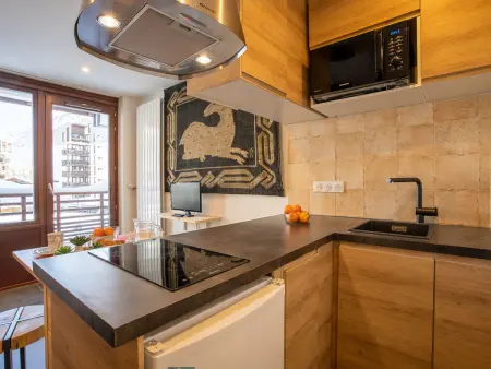 Studio 20m² Tignes, 6e étage, vue montagne et ski à 200m : photo 8