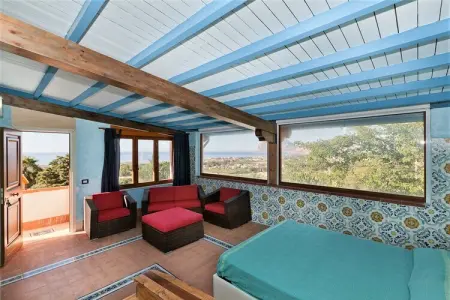 Villa Le Palme e Dependence, Villa avec vue sur la mer et piscine - Photo 19