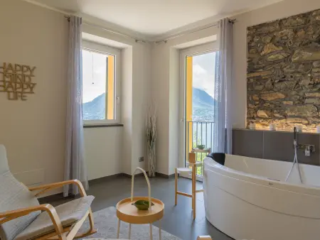 Lacum Lux Resort, maison avec piscine et sauna à Varenna - Photo 15