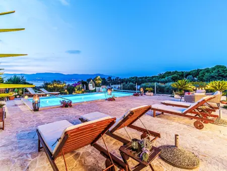 Villa Mutnik - Maison 10 pers. avec piscine face à la mer : photo 41