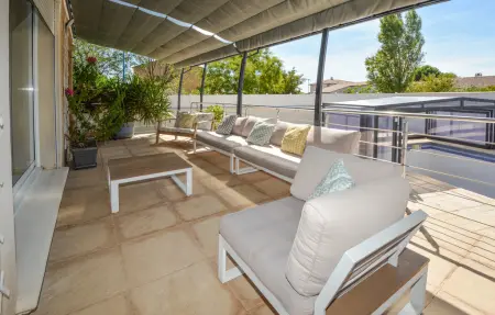 Villa 5 chambres avec piscine chauffée à Saint-Gilles : photo 18