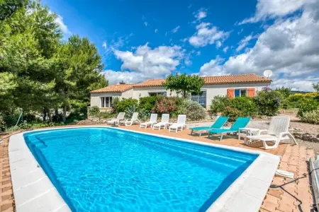 Location villa de vacances à Soleil d'Oc (Pouzols Minervois)