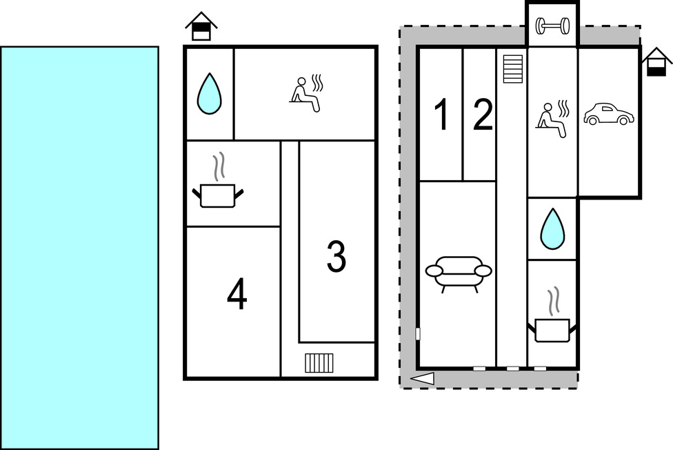 Maison 12 pers. avec piscine et hammam à Salazac - Photo 47