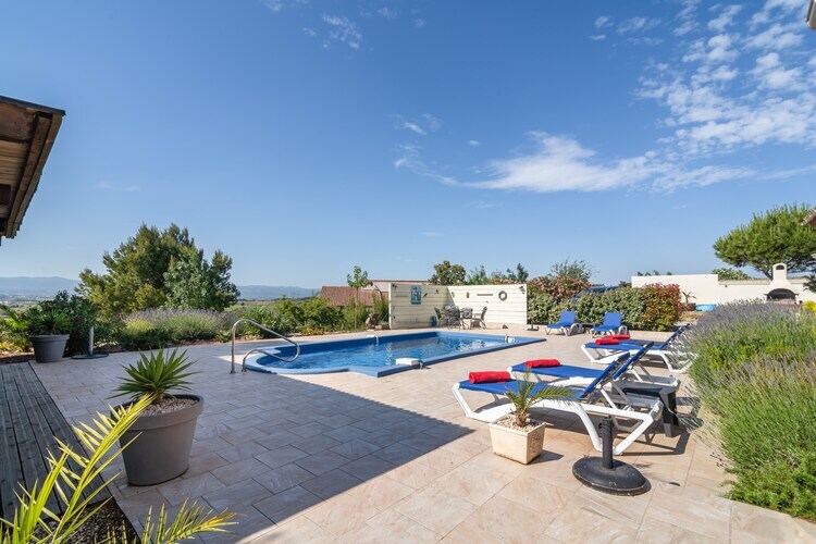 Villa L'Horizon à Escales : piscine chauffée et terrasse - Photo 7
