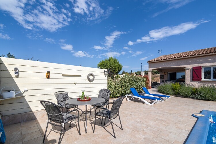 Villa L'Horizon à Escales : piscine chauffée et terrasse - Photo 28