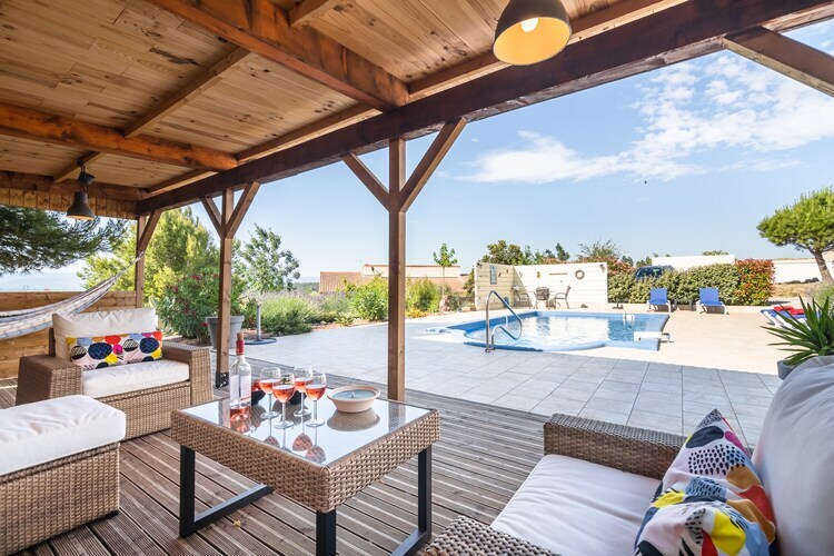 Villa L'Horizon à Escales : piscine chauffée et terrasse - Photo 33