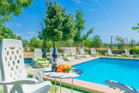 Son Pujol, villa 12 personnes avec piscine à Montuïri : photo 2