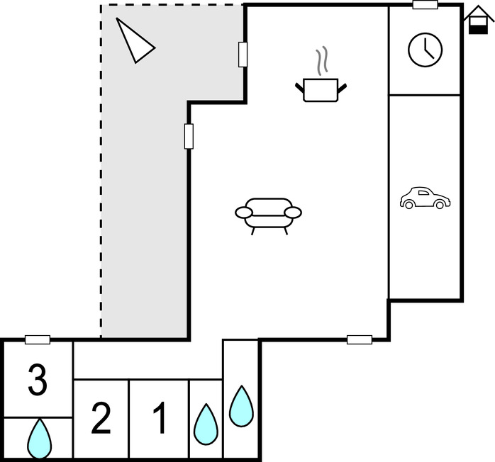 Maison contemporaine Matignon, 6 pers., près plages St Cast - Photo 19