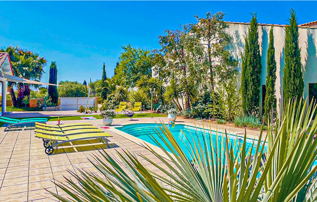 Maison contemporaine 9 pers. avec piscine chauffée à Creissan - Photo 5