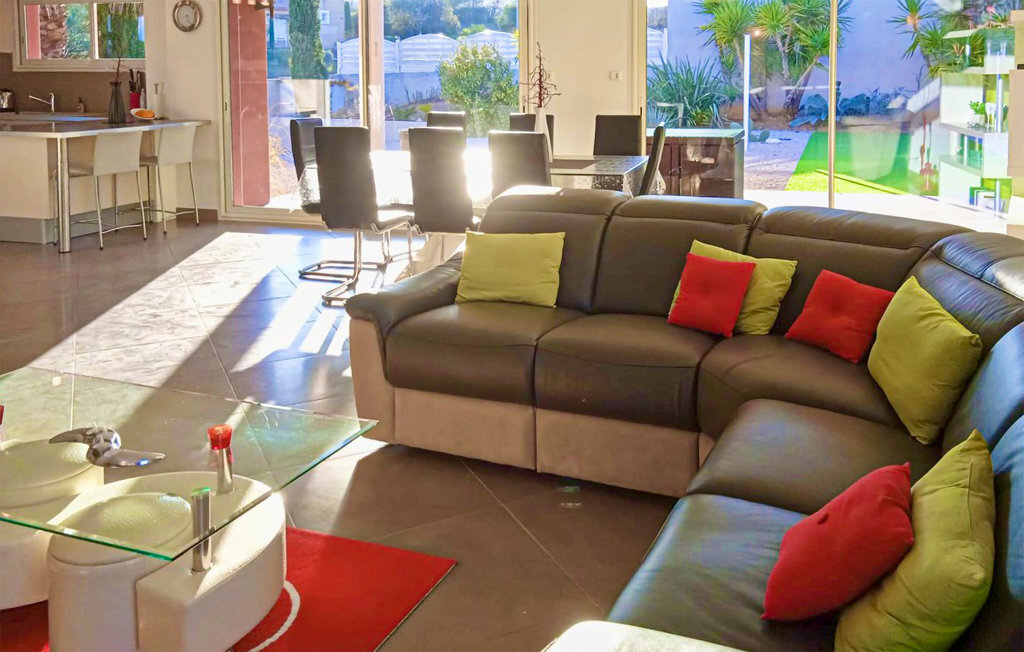 Maison contemporaine 9 pers. avec piscine chauffée à Creissan - Photo 10