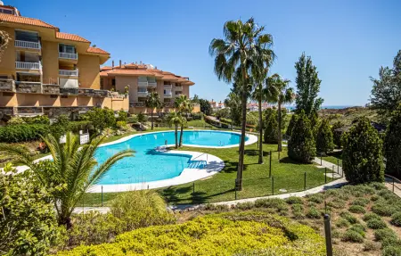 Appartement 2 chambres vue mer à Benalmádena, piscine partagée : photo 7