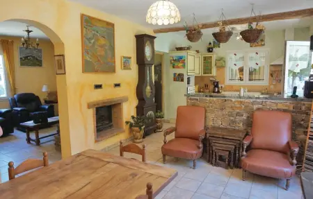 Maison provençale 8 pers. avec piscine à Prades-sur-Verzanobres : photo 17