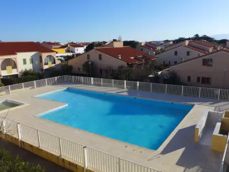 Apt 2 pièces 35m² au Barcarès, terrasse vue piscine : photo 3