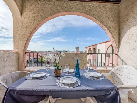 Apt 2 pièces 35m² au Barcarès, terrasse vue piscine : photo 6