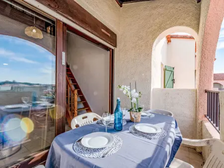 Apt 2 pièces 35m² au Barcarès, terrasse vue piscine : photo 14