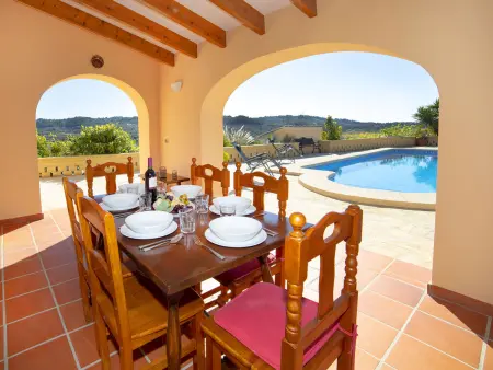 Gîte Vicent à Benissa, maison rustique avec piscine : photo 3