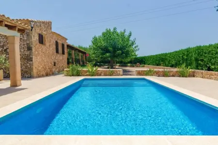 Villa Aubadallet, piscine privée à Vilafranca : photo 7