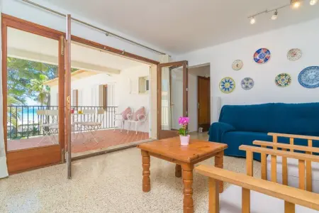 Location appartement à Port D'alcúdia, Illes Balears, Appartement en bord de mer avec terrasse