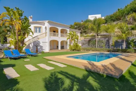 Location villa à Benissa, Villa luxueuse avec piscine à Benissa, Valence